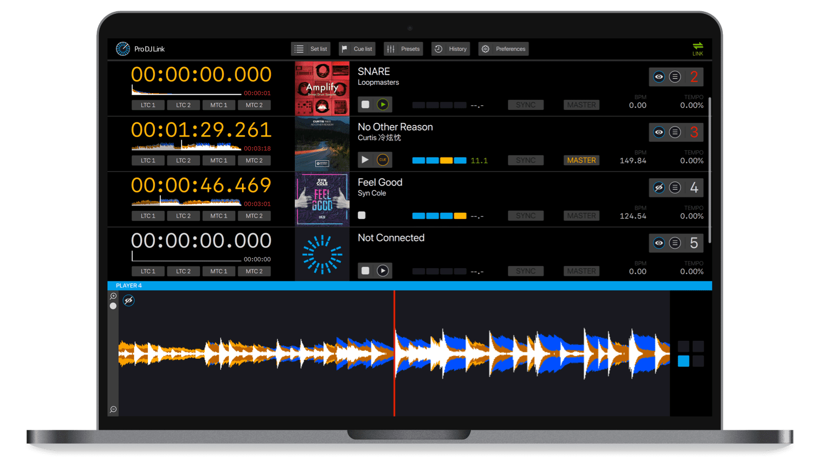 Pioneer Timecode Synchronization Software for PRO DJ LINK ProDJLink